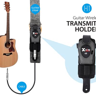 Xvive H1 Transmitter Holder para correa de guitarra image 3