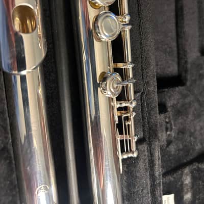 Yamaha YFL-282 Standard Open Hole Flute 2010s - Silver-Plated image 4