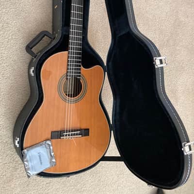 Washburn c104 sce  acoustic electric classical guitar natural image 1