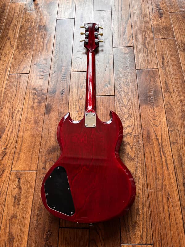 Vintage 1970s Greco SG 350T Electric Guitar Heritage Cherry w