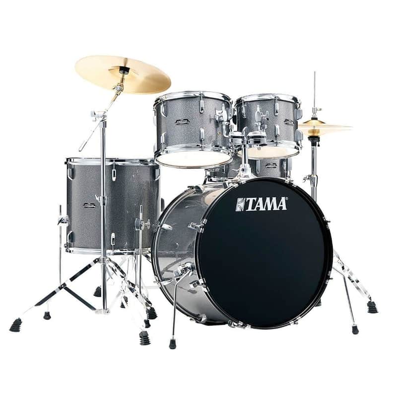 Tama Stagestar 5pc Drum Set w/22BD Cosmic Silver Sparkle image 1