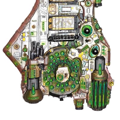 Solar Craftcaster (Spaceship guitar from Devil & Sons) image 9