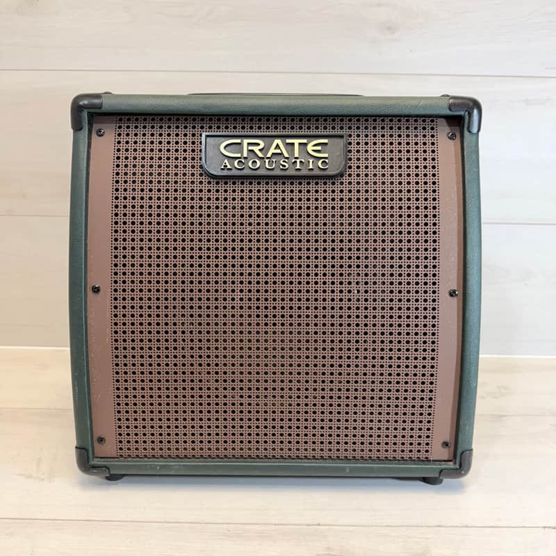 Crate CA15 Acoustic Amplifier 15W Dual Channel with Reverb late ’90s / early 2000s - Green Tolex image 1