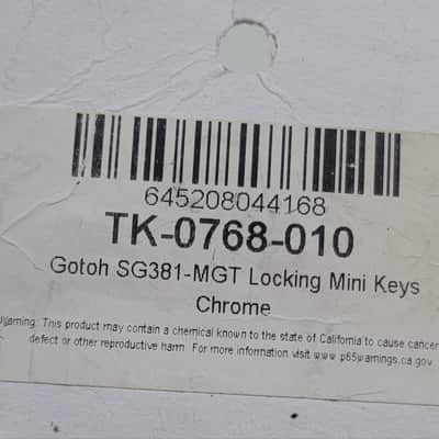 NEW Gotoh SG381-MGT Locking Tuners 6-Inline, Chrome! image 3