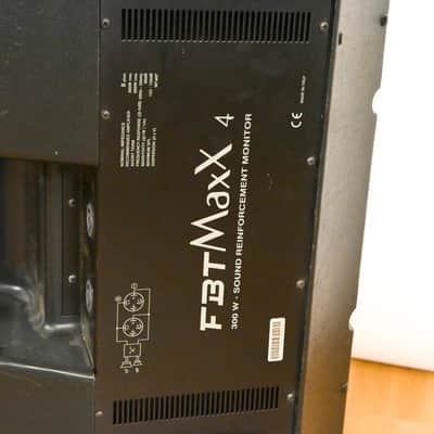 FBT MaxX 4 300W Sound Reinforcement Monitor (PAIR) CG010BW image 8