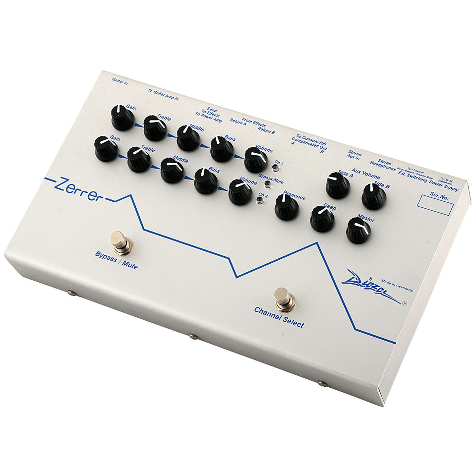 Diezel Zerrer 2-Channel Preamp | Reverb