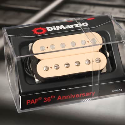 DiMarzio DP103CR PAF 36th Anniversary Humbucker - Cream / Standard Spacing image 1