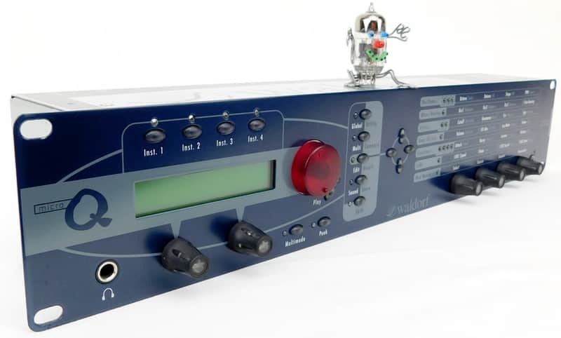 Waldorf Micro Q Synthesizer Rack Blue + Neuwertig + 1,5 Jahre Garantie image 1
