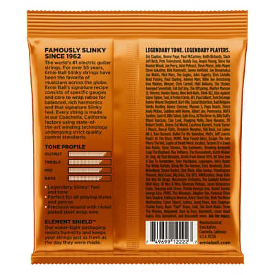 Hybrid Slinky Nickel Wound Electric Guitar Strings 9-46 Gauge Set - world standard special-tempered+tinned steel & ni-plated wrap on steel hex core image 2