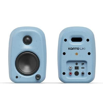 Kanto UKI Compact 3" Active Desktop Speakers with Bluetooth (pair, cornflower blue) image 2