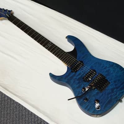 WASHBURN PXM10FRQTBLMLH Parallaxe M10 LEFTY electric GUITAR new w/ BAG - Blue LEFT-HANDED image 2