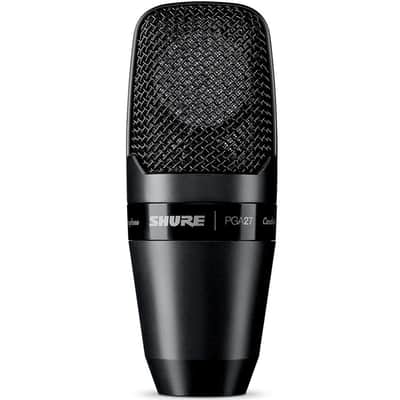 Shure PGA27 Condenser Microphone - Large-Diaphragm Side-Address Mic for Vocal/Acoustic Recording and Live Performance, with Cardioid Pick-up Pattern, Shock Mount and Carrying Case, No Cable (PGA27-LC) image 1