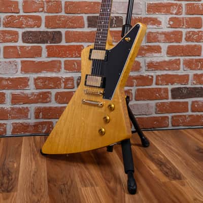 Gibson Custom Shop ‘58 Korina Explorer Black Guard Reissue Natural 2022 w/OHSC image 5