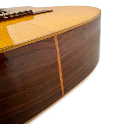 French Luthier Classical Guitar Natural 1960's image 17