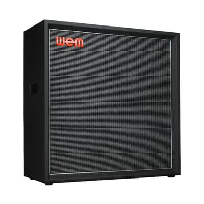 Hiwatt WEM Silver Starfinder 412 600-Watt 4x12 Guitar Speaker Cabinet - Black image 1