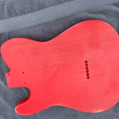 Tele Body Mahogany 2020 Dakota Red image 11
