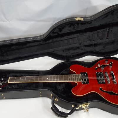 Paramount Premier SE Electric Violin Hollow Body Guitar with Hard Case - Nice! image 1