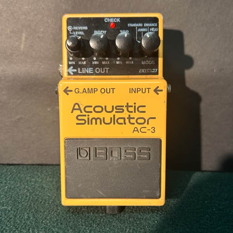 Boss AC-3 Acoustic Simulator (Dark Gray Label) 2006 - Present - Yellow image 1