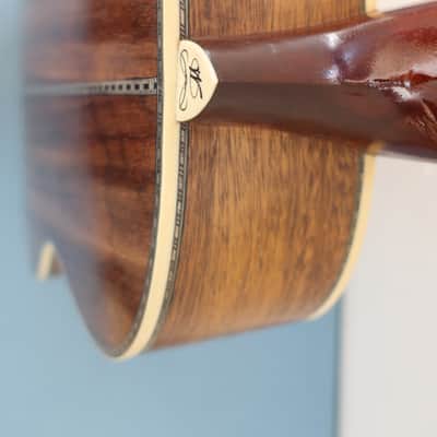 Washburn R318SKK 125th Anniversary Limited Edition Parlor Guitar 2008 Coffin Case Paper Work Very Clean #135 of 250 image 13