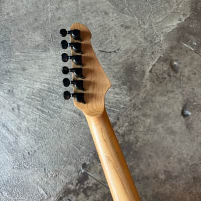 Balaguer Diablo Retro 27-Fret - Select Series - Gloss Cerulean Blue (Floyd Rose) image 6