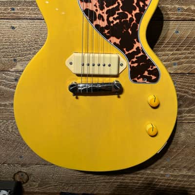 Epiphone Les Paul JR Custom Shop 2011 - TV Yellow, Upgraded w/Hard Shell Tweed Case image 2