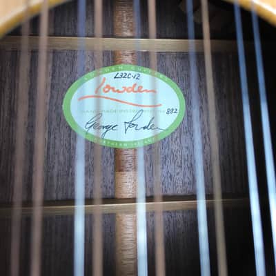 Lowden L32C-12 String Natural 1988 image 15