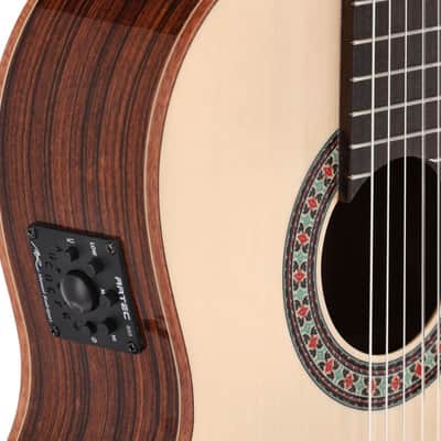 Manuel Rodriguez Exotica EX-SS-EA Santos Rosewood/Spruce 4/4 Gloss E-Acoustic (ES-SS-EA) image 4
