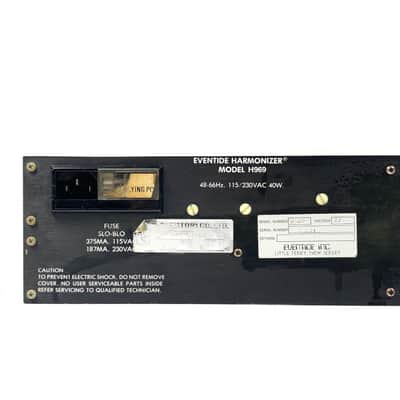 Eventide Harmonizer Model H969 1977 - 1984 - Black MIU TGHM image 7