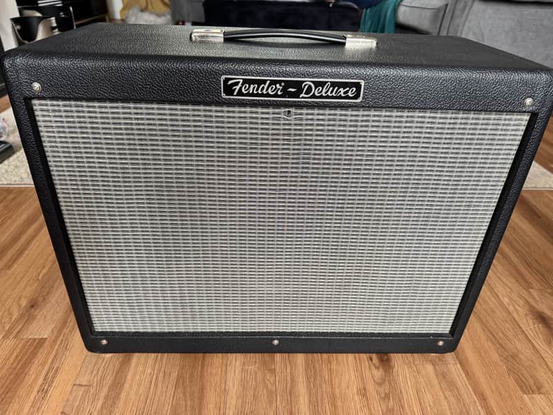 Fender Hot Rod Deluxe 112 Enclosure 80-Watt 1x12" Guitar Speaker Cabinet Black image 1