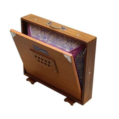 SHRUTI BOX~3 OCTAVES~TEAK WOOD~SIZE (17" X 14" X 3")~36 NOTES~TUNE TO 440 Hz~BHAJAN~SHRUTI~YOGA~VOCAL~CHANT~WITH GIG BAG image 10