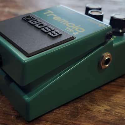 Boss TR-2 Tremolo Pedal Silver Label 2000s Taiwan image 2
