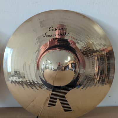 Zildjian 14" K Custom Session Hi-Hat Cymbals (Pair) 2004 - Present - Brilliant image 9