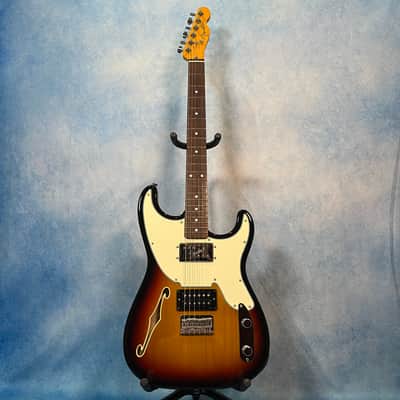 2011 Fender Japan Pawn Shop '72 Semi-Hollow Sunburst w/ Shop Tags, MIJ image 1