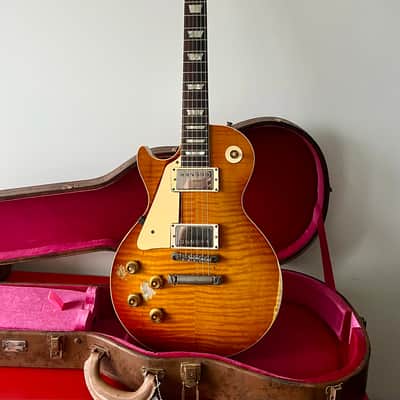 Gibson Les Paul 1959 Reissue 2023 - Gemini Burst - Brazilian board - Ultra Heavy Aged Murphy Lab image 5