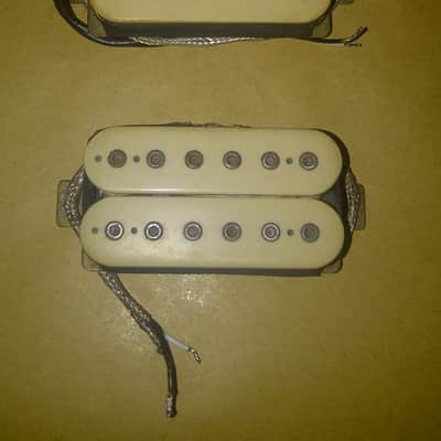 Vintage DiMarzio PAF & Super Distortion Set (Mid 70s Square Tab) Humbucker Pickup Pre DP103 DP100 image 1