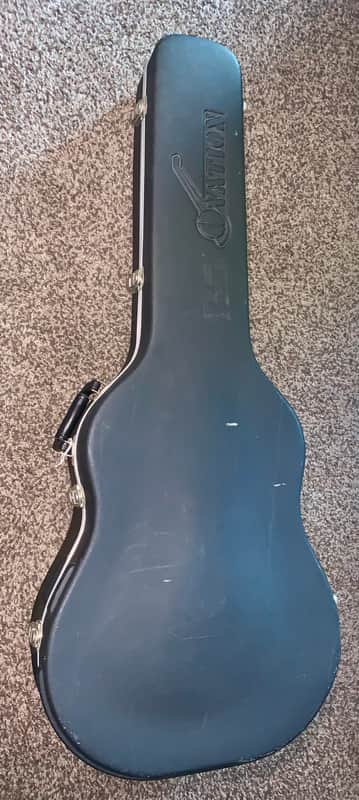 Ovation shallow bowl Guitar Case 2010s - Black image 1