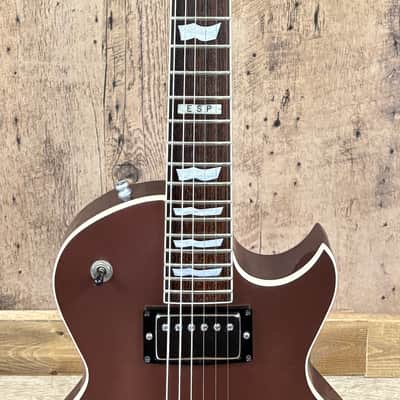 ESP Eclipse Semi-Hollow 1995 Metallic Rose Gold image 9