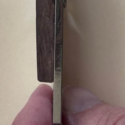 Danelectro Rosewood/ Nickel Plated Bridge Unit Vintage 1950-60’s - nickel top plated image 4