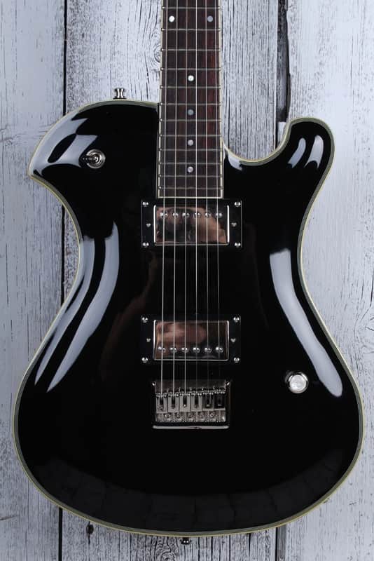 Sozo Z Series Z8SCBK Single Cut Solid Body Electric Guitar with Hardshell Case image 1