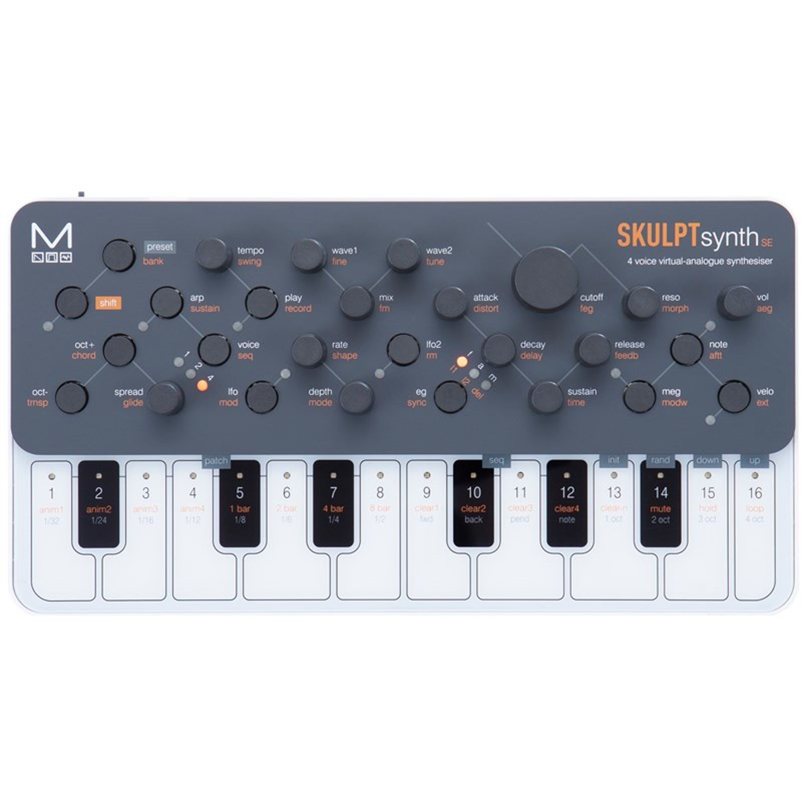 鍵盤楽器 Modal Electronics SKULPT Modal Electronics Skulpt SE 4-Voice Analog Synthesizer | Reverb