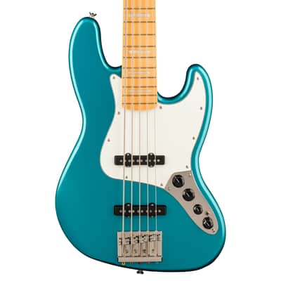 Squier Classic Vibe Active 70s Jazz Bass MN Ocean Turquoise - 4-String Electric Bass image 3
