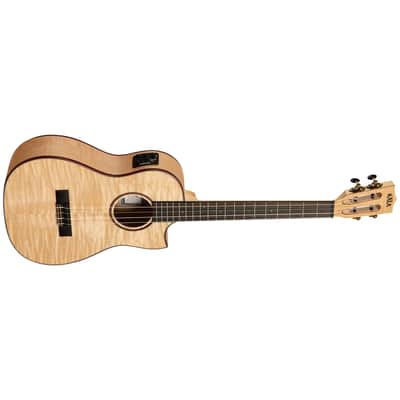All Solid Flame Maple Cutaway Baritone + housse Kala Bild 3