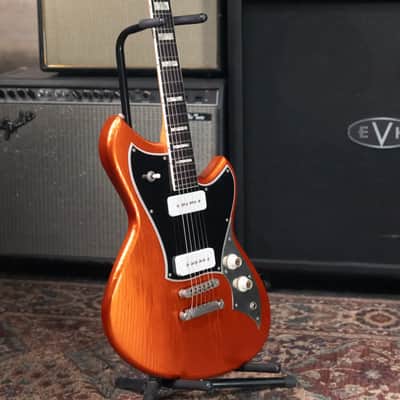 Novo Serus P2 Electric Guitar - Candy Apple Orange with Gig Bag image 16