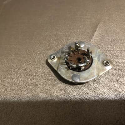 Elco Pair of Octal to Nine Pin Tube Conversion Sockets 1950’s Steel Phenolic image 4