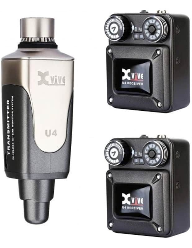 U4R2 IN-EAR MONITOR Sistema monitor wireless digitale a 2 ricevitori Xvive image 1