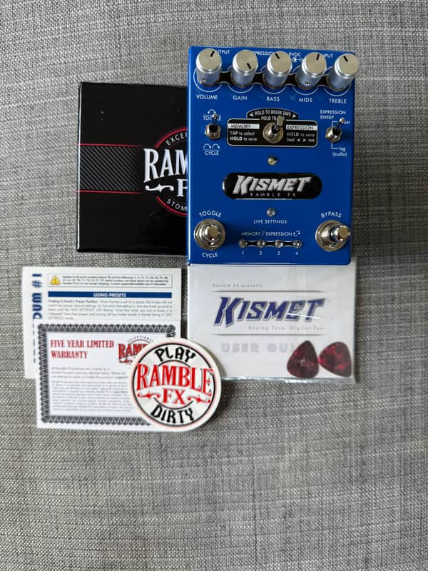 Ramble FX Kismet (MIDI controlled overdrive/distortion) image 1