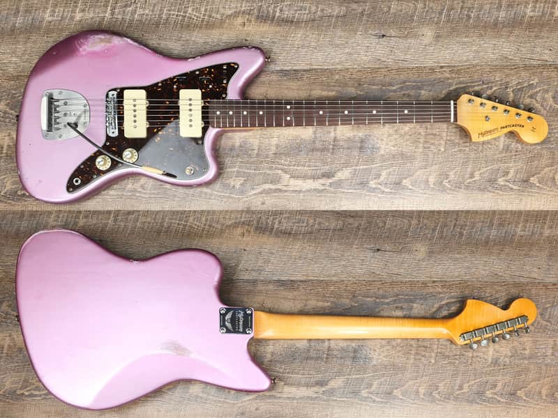 MyDream Partcaster Custom Built - Relic Burgundy Mist Lollar JM 58 Halon image 1