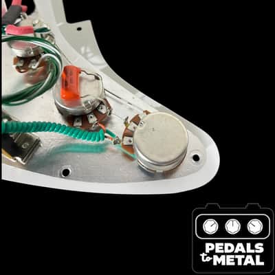 Fender Loaded Pickguard Gold Lace Sensors X16434 image 10