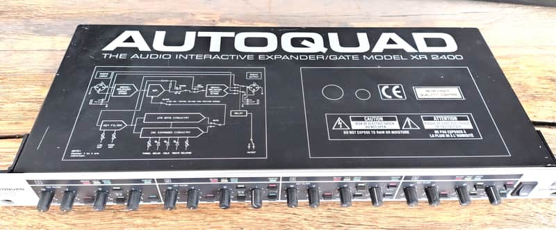 Behringer Autoquad XR2400 4-Channel Expander / Gate 2000s - Black / Silver image 1