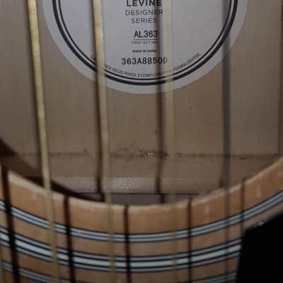 First Act AL363 3/4 Size Acoustic Guitar Adam Levine Maroon 5 Signature Model, Good Shape! image 3